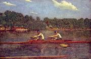 Thomas Eakins The Biglen Brothers Racing oil painting artist
